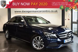 Used 2016 BLUE MERCEDES-BENZ C CLASS Saloon 2.1 C220 D SPORT 4DR 170 BHP full service history (reg. 2016-10-06) for sale in Bolton