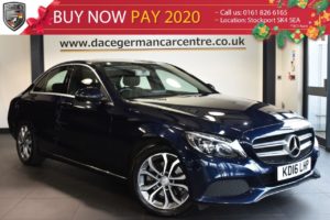 Used 2016 BLUE MERCEDES-BENZ C CLASS Saloon 2.1 C220 D SPORT 4DR AUTO 170 BHP FULL MERCEDES SERVICE HISTORY (reg. 2016-08-19) for sale in Bolton