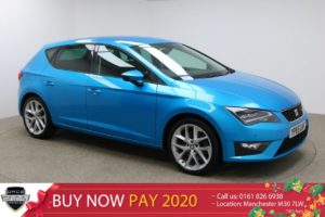 Used 2016 BLUE SEAT LEON Hatchback 1.8 TSI FR TECHNOLOGY 5d 180 BHP (reg. 2016-10-27) for sale in Manchester