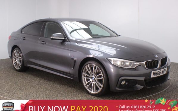 Used 2016 GREY BMW 4 SERIES GRAN COUPE Coupe 2.0 420D XDRIVE M SPORT GRAN COUPE SAT NAV  1 OWNER 188 BHP (reg. 2016-12-23) for sale in Stockport
