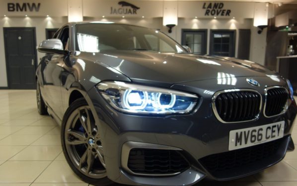 Used 2016 GREY BMW M140I Hatchback 3.0 M140I 5d AUTO 335 BHP (reg. 2016-09-01) for sale in Hazel Grove