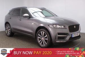 Used 2016 GREY JAGUAR F-PACE Estate 2.0 R-SPORT AWD 5DR 1 OWNER 178 BHP (reg. 2016-07-27) for sale in Stockport