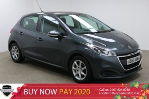 Used 2016 GREY PEUGEOT 208 Hatchback 1.6 BLUE HDI ACTIVE 5d 75 BHP (reg. 2016-01-21) for sale in Manchester