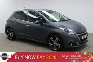 Used 2016 GREY PEUGEOT 208 Hatchback 1.6 BLUE HDI GT LINE 5d 100 BHP (reg. 2016-05-31) for sale in Manchester