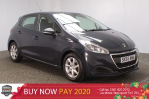 Used 2016 GREY PEUGEOT 208 Hatchback 1.6 BLUE HDI S/S ACTIVE 5DR 75 BHP (reg. 2016-09-26) for sale in Stockport