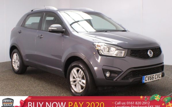 Used 2016 GREY SSANGYONG KORANDO Estate 2.2 SE 5DR 1 OWNER 176 BHP (reg. 2016-09-26) for sale in Stockport