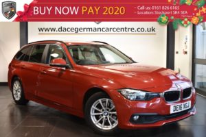 Used 2016 RED BMW 3 SERIES Estate 2.0 320D ED PLUS TOURING 5DR AUTO 161 BHP full service history (reg. 2016-04-18) for sale in Bolton