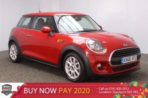 Used 2016 RED MINI HATCH COOPER Hatchback 1.5 COOPER PEPPER PACK 3DR SAT NAV 134 BHP (reg. 2016-10-19) for sale in Stockport