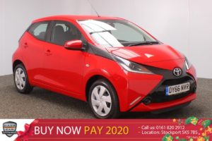 Used 2016 RED TOYOTA AYGO Hatchback 1.0 VVT-I X-PLAY 5DR 1 OWNER 69 BHP (reg. 2016-09-30) for sale in Stockport