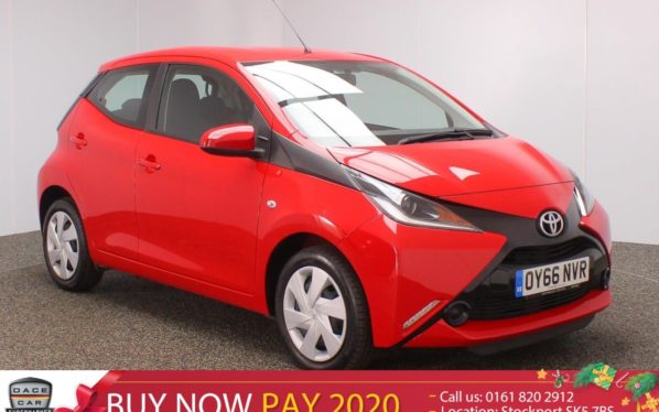 Used 2016 RED TOYOTA AYGO Hatchback 1.0 VVT-I X-PLAY 5DR 1 OWNER 69 BHP (reg. 2016-09-30) for sale in Stockport