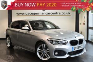 Used 2016 SILVER BMW 1 SERIES Hatchback 1.5 116D M SPORT [SAT NAV] 5DR 114 BHP full bmw service history -   and pound;20 road tax (reg. 2016-09-13) for sale in Bolton