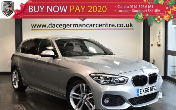 Used 2016 SILVER BMW 1 SERIES Hatchback 1.5 116D M SPORT [SAT NAV] 5DR 114 BHP full bmw service history -   and pound;20 road tax (reg. 2016-09-13) for sale in Bolton