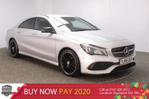 Used 2016 SILVER MERCEDES-BENZ CLA Coupe 2.1 CLA 200 D AMG LINE 4DR SAT NAV HALF LEATHER SEATS 1 OWNER 134 BHP (reg. 2016-09-12) for sale in Stockport
