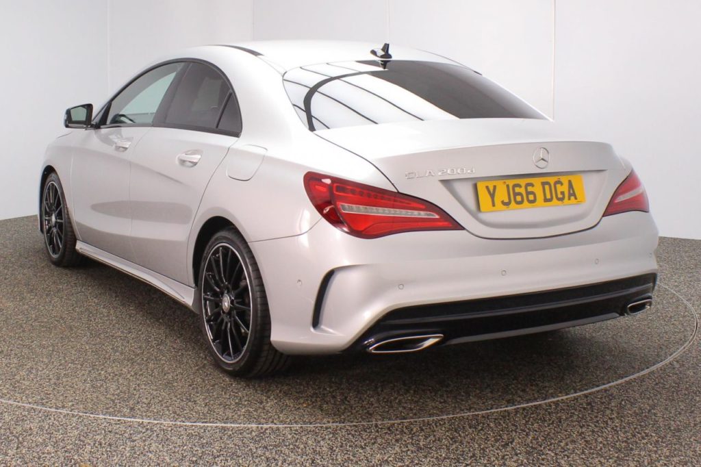 Used 2016 SILVER MERCEDES-BENZ CLA Coupe 2.1 CLA 200 D AMG LINE 4DR SAT ...