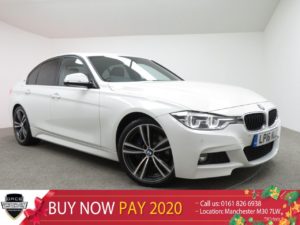 Used 2016 WHITE BMW 3 SERIES Saloon 2.0 330E M SPORT 4d AUTO 181 BHP (reg. 2016-06-16) for sale in Manchester