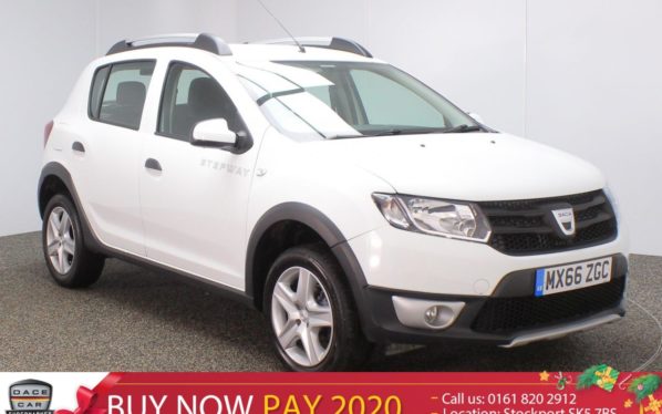 Used 2016 WHITE DACIA SANDERO STEPWAY Hatchback 1.5 STEPWAY AMBIANCE DCI 5DR 1 OWNER 90 BHP (reg. 2016-09-16) for sale in Stockport