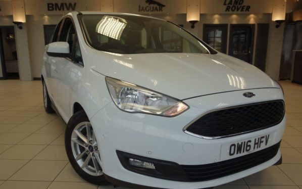 Used 2016 WHITE FORD C-MAX MPV 1.5 ZETEC TDCI 5d AUTO 118 BHP (reg. 2016-07-11) for sale in Hazel Grove