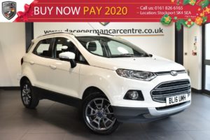 Used 2016 WHITE FORD ECOSPORT Hatchback 1.5 TITANIUM TDCI 5DR 94 BHP full ford service history (reg. 2016-06-28) for sale in Bolton