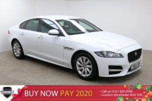 Used 2016 WHITE JAGUAR XF Saloon 2.0 R-SPORT 4d 161 BHP (reg. 2016-01-09) for sale in Manchester
