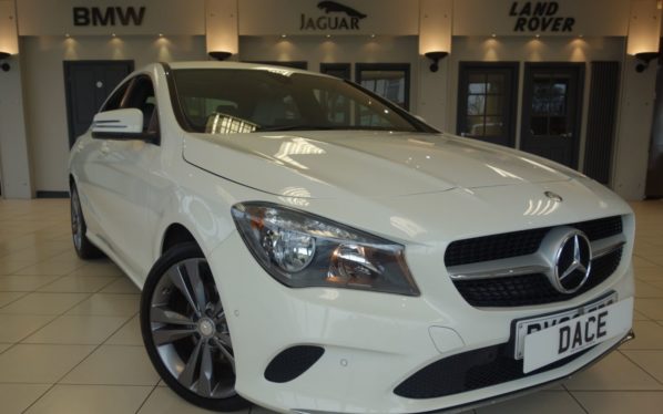 Used 2016 WHITE MERCEDES-BENZ CLA Coupe 2.1 CLA 200 D SPORT 4d AUTO 134 BHP (reg. 2016-09-29) for sale in Hazel Grove