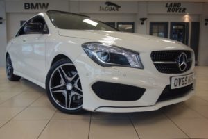 Used 2016 WHITE MERCEDES-BENZ CLA Coupe 2.1 CLA 220 D AMG SPORT 4d 174 BHP (reg. 2016-11-02) for sale in Hazel Grove