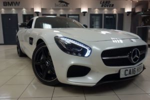 Used 2016 WHITE MERCEDES-BENZ GT Coupe 4.0 AMG GT PREMIUM 2d 456 BHP (reg. 2016-06-22) for sale in Hazel Grove