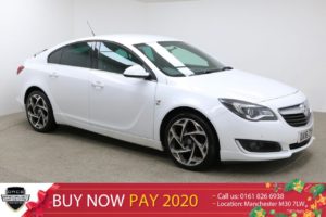 Used 2016 WHITE VAUXHALL INSIGNIA Hatchback 1.6 SRI VX-LINE CDTI S/S 5d 134 BHP (reg. 2016-03-31) for sale in Manchester