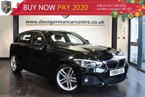 Used 2017 BLACK BMW 1 SERIES Hatchback 1.5 116D M SPORT 5DR 114 BHP (reg. 2017-02-21) for sale in Bolton