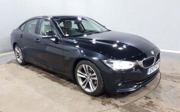 Used 2017 BLACK BMW 4 SERIES GRAN COUPE Coupe 2.0 420D SPORT GRAN COUPE 4d 188 BHP SAT NAV LEATHER FULL SERVICE HISTORY (reg. 2017-05-24) for sale in Stockport