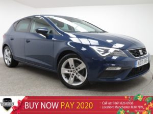 Used 2017 BLUE SEAT LEON Hatchback 1.4 TSI FR TECHNOLOGY 5d 124 BHP (reg. 2017-06-30) for sale in Manchester