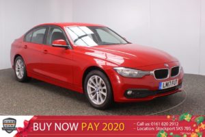 Used 2017 RED BMW 3 SERIES Saloon 2.0 320D SE 4DR AUTO SAT NAV 1 OWNER 188 BHP (reg. 2017-05-17) for sale in Stockport
