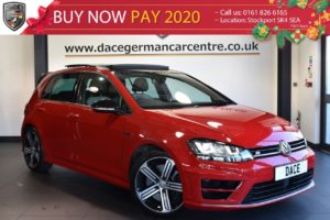 Used 2017 RED VOLKSWAGEN GOLF Hatchback 2.0 R DSG 5DR AUTO 298 BHP full service history (reg. 2017-03-01) for sale in Bolton