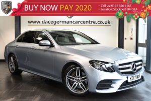 Used 2017 SILVER MERCEDES-BENZ E CLASS Saloon 2.0 E 220 D AMG LINE 4DR AUTO 192 BHP (NEW SHAPE) full mercedes service history (reg. 2017-05-31) for sale in Bolton