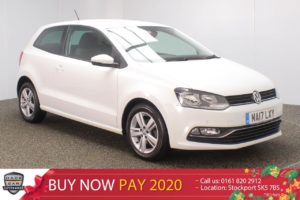 Used 2017 WHITE VOLKSWAGEN POLO Hatchback 1.2 MATCH EDITION TSI 3DR 1 OWNER 89 BHP (reg. 2017-03-20) for sale in Stockport