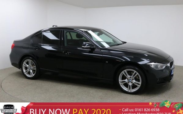 Used 2018 BLACK BMW 3 SERIES Saloon 2.0 320D XDRIVE M SPORT 4d AUTO 188 BHP (reg. 2018-06-29) for sale in Manchester
