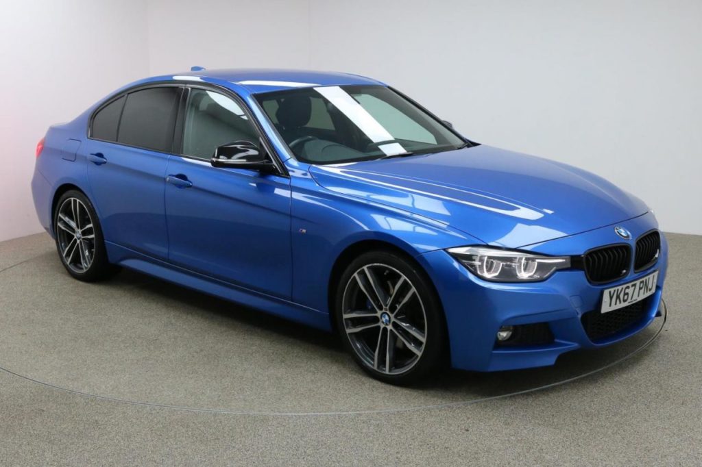 Used 2018 BLUE BMW 3 SERIES Saloon 2.0 320D M SPORT SHADOW