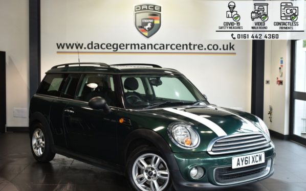 Used 2011 GREEN MINI CLUBMAN Estate 1.6 ONE 5DR 98 BHP (reg. 2011-09-09) for sale in Bolton