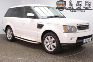 Used 2011 WHITE LAND ROVER RANGE ROVER SPORT 4x4 3.0 TDV6 HSE 5d 245 BHP (reg. 2011-06-10) for sale in Stockport