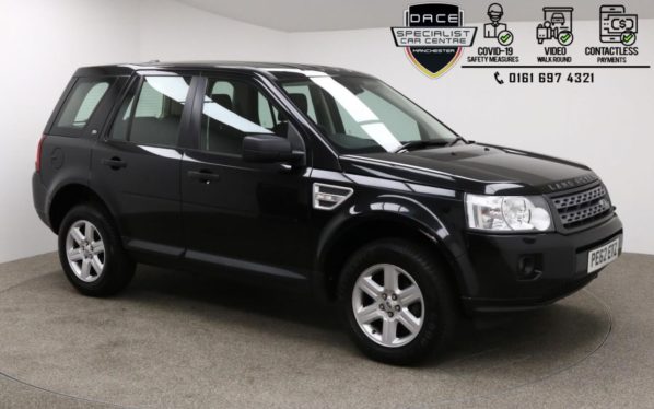 Used 2012 BLACK LAND ROVER FREELANDER 4x4 2.2 TD4 GS 5d AUTO 150 BHP (reg. 2012-09-18) for sale in Manchester