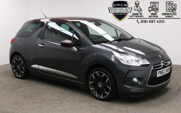 Used 2012 GREY CITROEN DS3 Hatchback 1.6 DSTYLE PLUS 3d 120 BHP (reg. 2012-09-26) for sale in Manchester