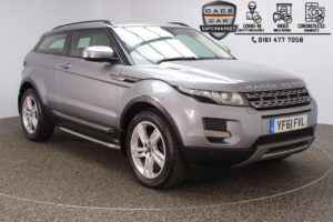 Used 2012 GREY LAND ROVER RANGE ROVER EVOQUE 4x4 2.2 SD4 PURE TECH 3DR 190 BHP (reg. 2012-01-20) for sale in Stockport