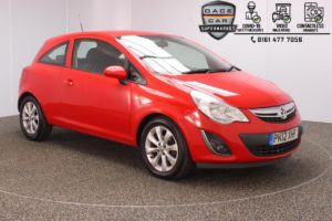 Used 2012 RED VAUXHALL CORSA Hatchback 1.2 ACTIVE AC 3DR 83 BHP (reg. 2012-06-21) for sale in Stockport