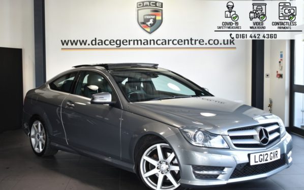 Used 2012 SILVER MERCEDES-BENZ C-CLASS Coupe 2.1 C250 CDI BLUEEFFICIENCY AMG SPORT 2DR 204 BHP (reg. 2012-03-03) for sale in Bolton