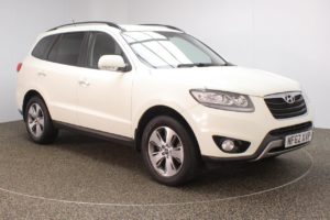 Used 2012 WHITE HYUNDAI SANTA FE 4x4 2.2 PREMIUM CRDI 5DR 194 BHP (reg. 2012-09-11) for sale in Stockport