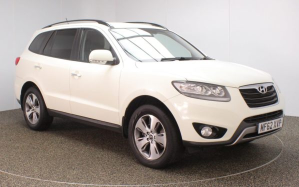 Used 2012 WHITE HYUNDAI SANTA FE 4x4 2.2 PREMIUM CRDI 5DR 194 BHP (reg. 2012-09-11) for sale in Stockport