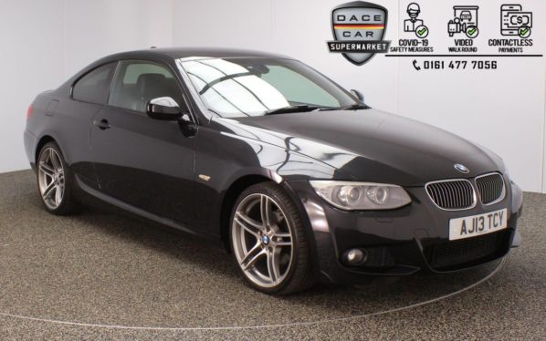 Used 2013 BLACK BMW 3 SERIES Coupe 2.0 320I SPORT PLUS EDITION 2DR AUTO 168 BHP (reg. 2013-07-23) for sale in Stockport