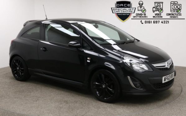 Used 2013 BLACK VAUXHALL CORSA Hatchback 1.2 LIMITED EDITION CDTI ECOFLEX 3d 73 BHP (reg. 2013-09-27) for sale in Manchester