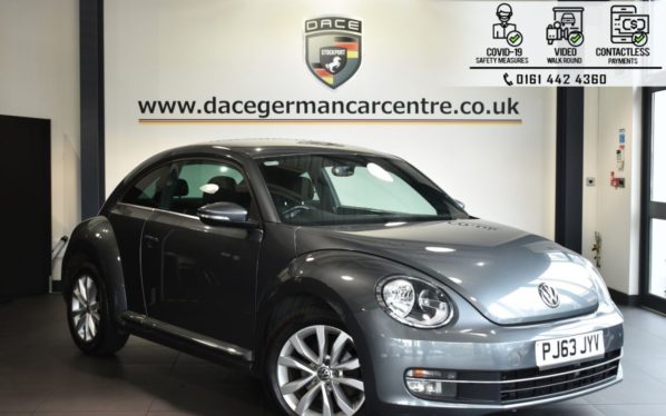 Used 2013 GREY VOLKSWAGEN BEETLE Hatchback 1.6 DESIGN TDI BLUEMOTION TECHNOLOGY 3DR 104 BHP (reg. 2013-11-30) for sale in Bolton