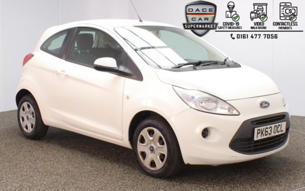 Used 2013 WHITE FORD KA Hatchback 1.2 EDGE 3DR 69 BHP (reg. 2013-11-22) for sale in Stockport