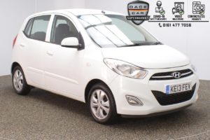 Used 2013 WHITE HYUNDAI I10 Hatchback 1.2 ACTIVE 5DR 85 BHP (reg. 2013-06-21) for sale in Stockport